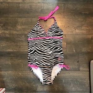 Justice One Piece Bathing Suit SZ GIRLS 12